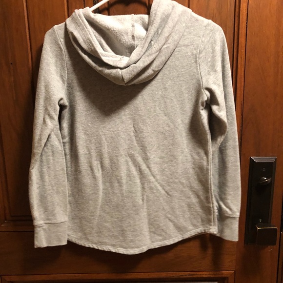 5/$20🦄Justice Poop Emoji Gray Hooded Top size 12 - Picture 7 of 8